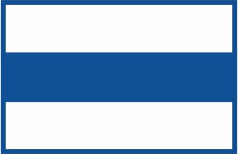 Waagerecht blau