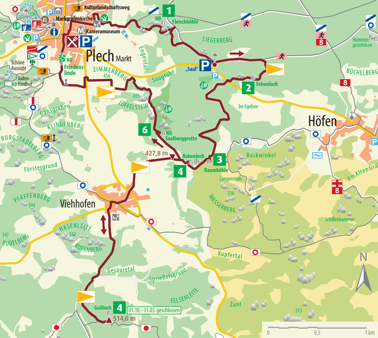 14 Karte PlecherHhlenweg
