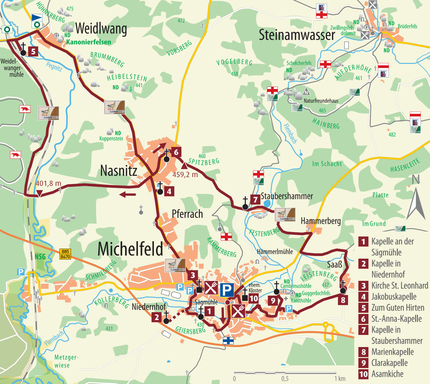 15 Karte MichelfelderKapellenweg