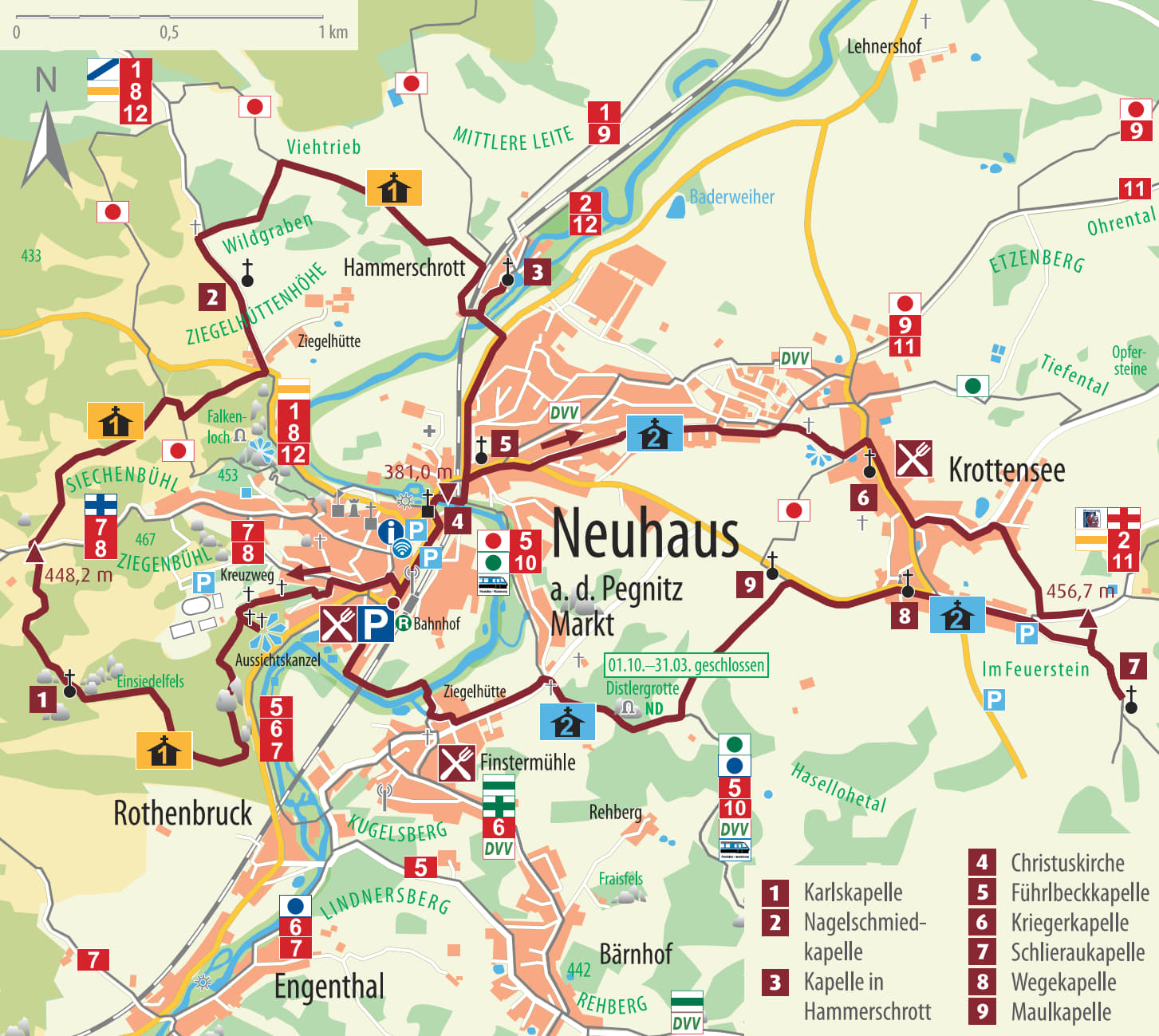 19 Karte KapellenwegNeuhaus neu 01.2024
